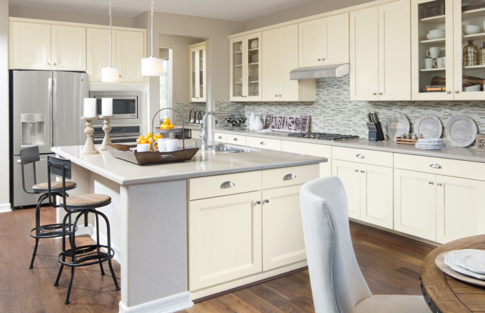 Timberlake Beautiful Kitchens, Waypoint Painted Silk Kitchen Cabinets